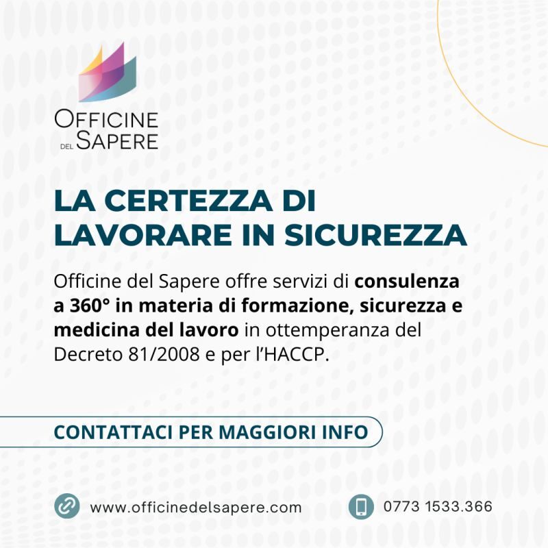 Sicurezza sul Lavoro