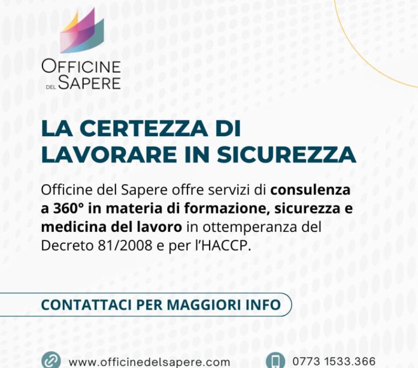 Sicurezza sul Lavoro