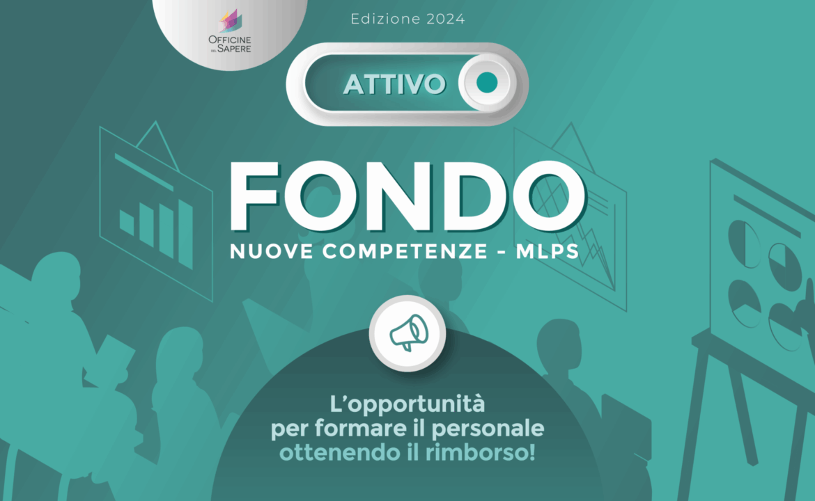 Fondo nuove competenze 2024-Officine del sapere-Copertina Blog
